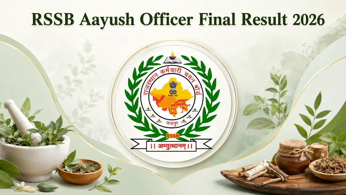 RSSB Aayush Officer Final Result 2026 Out, Download Merit List PDF Link Here