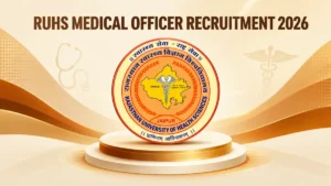 RUHS Medical Officer Recruitment 2026 Notification Out, Apply Online for 600 Posts From 14 September