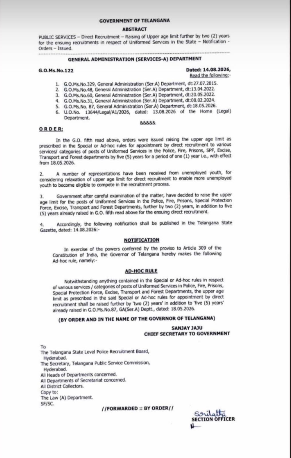 Telangana Police Constable Notification 2026 Out For 7,139 Posts, Apply Online From 19 Aug_2.1