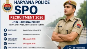 Haryana Police SPO Recruitment 2026