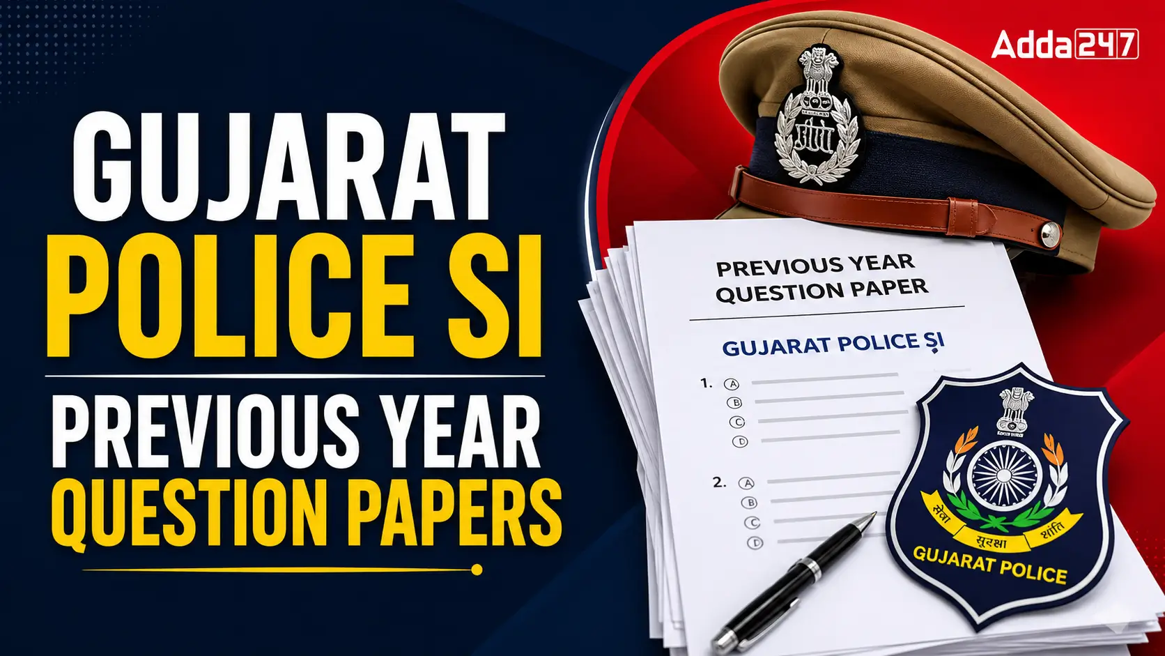 Gujarat Police SI Previous Year Question Papers