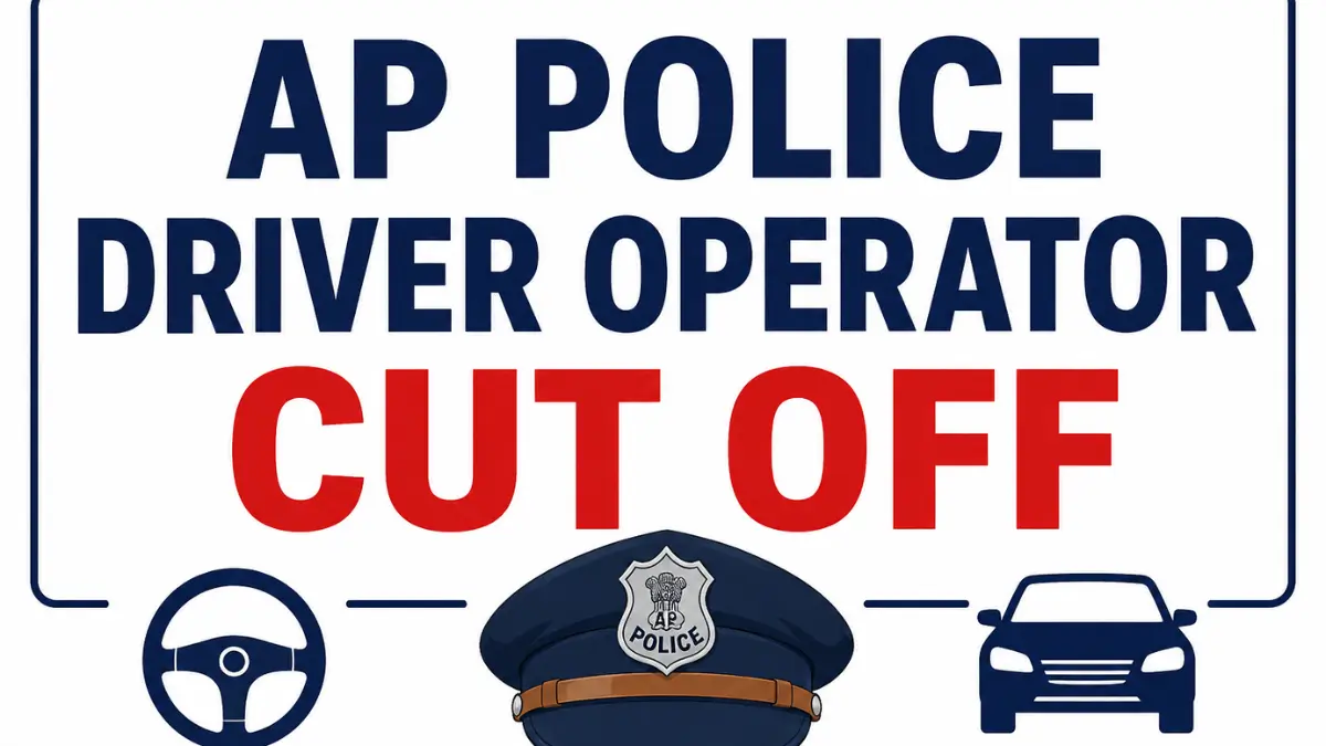 AP Police Driver Operator Cut Off