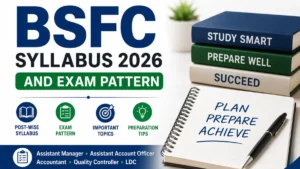 BSFC Syllabus And Exam Pattern 2026 For Quality Controller & Other Exams, Check Exam Structure