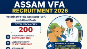 Assam VFA Recruitment 2026