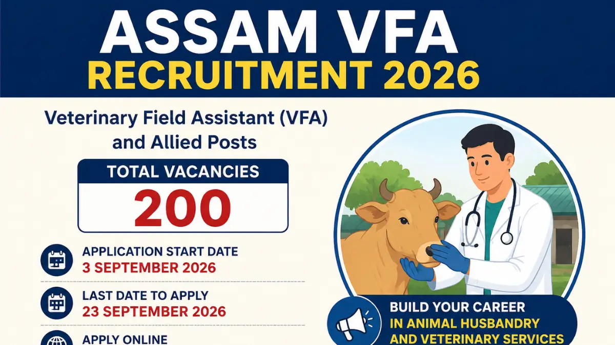 Assam VFA Recruitment 2026