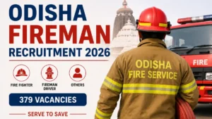 Odisha Fireman Recruitment 2026