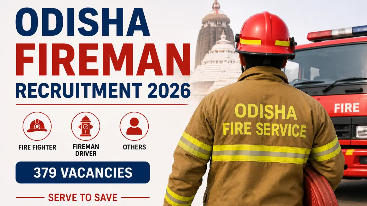 Odisha Fireman Recruitment 2026