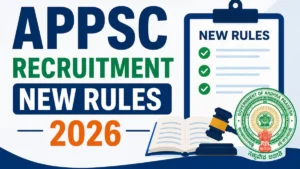 APPSC New Rules 2026