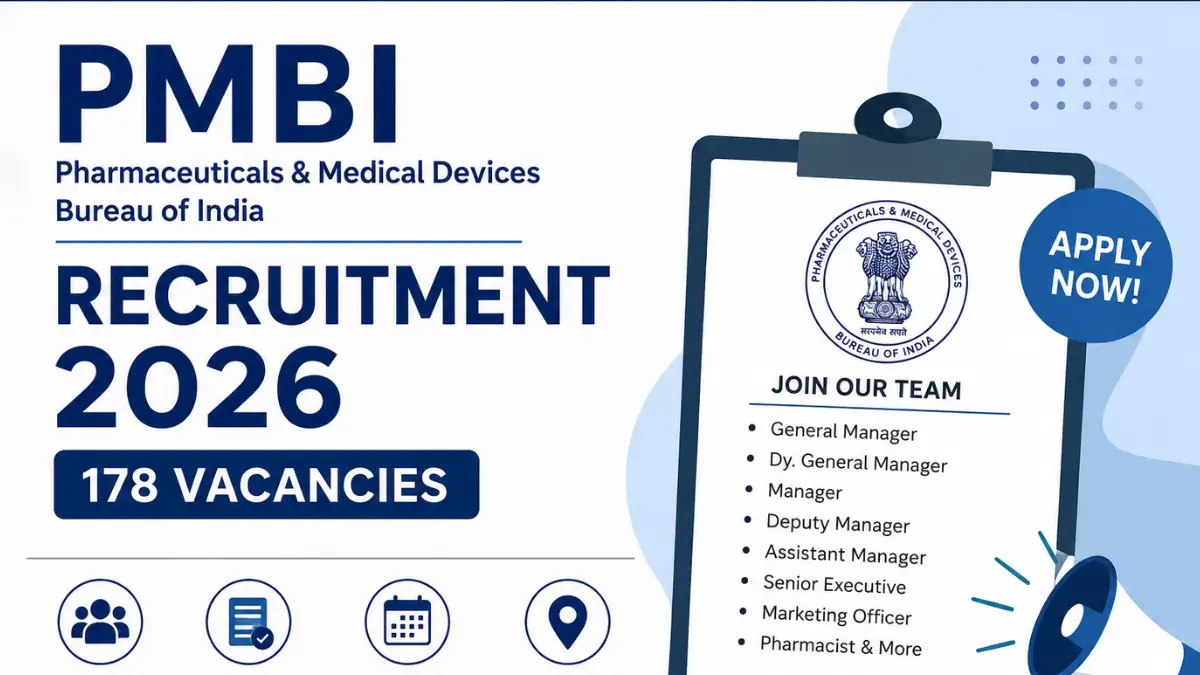 PMBI Recruitment 2026