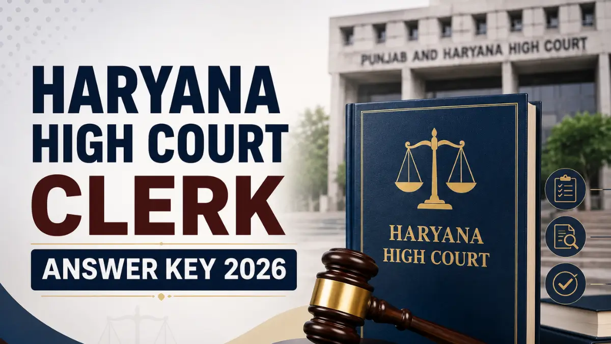 Haryana High Court Clerk Answer Key 2026