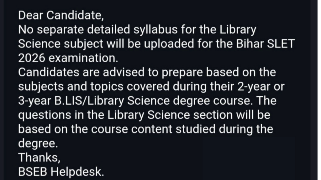 Bihar Librarian Vacancy 2026 Short Notice Out, Check 5800+ Posts, Eligibility, Online Form_2.1