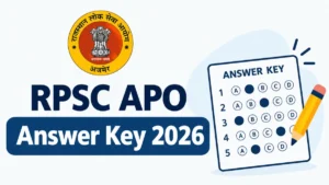RPSC APO Answer Key 2026