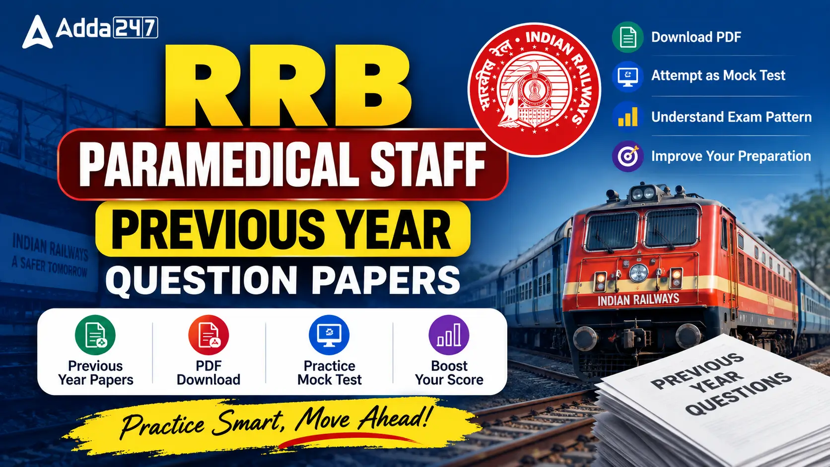 RRB Paramedical Staff Previous Year Question Papers