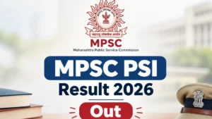 MPSC PSI Result 2026 Out mpsc.gov.in, Download Shortlisted Candidates PDF