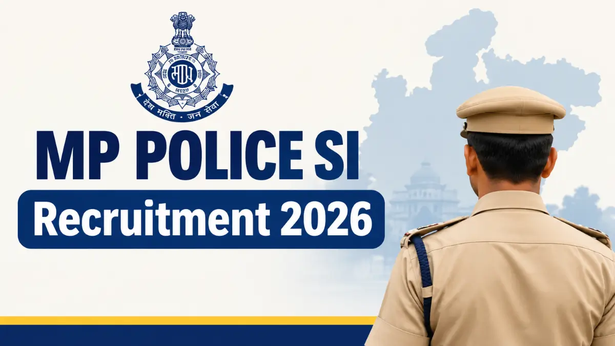 MP Police SI Recruitment 2026