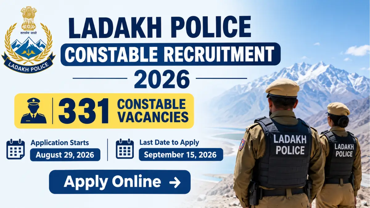 Ladakh Police Constable Recruitment 2026