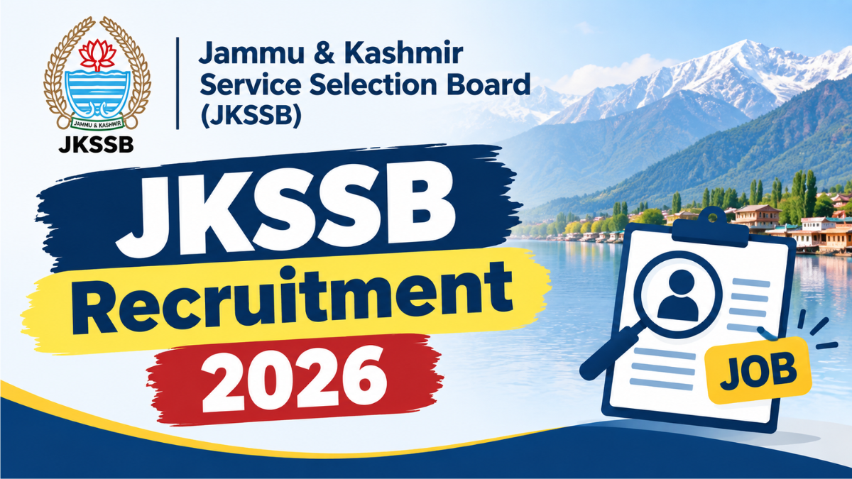 JKSSB Recruitment 2026