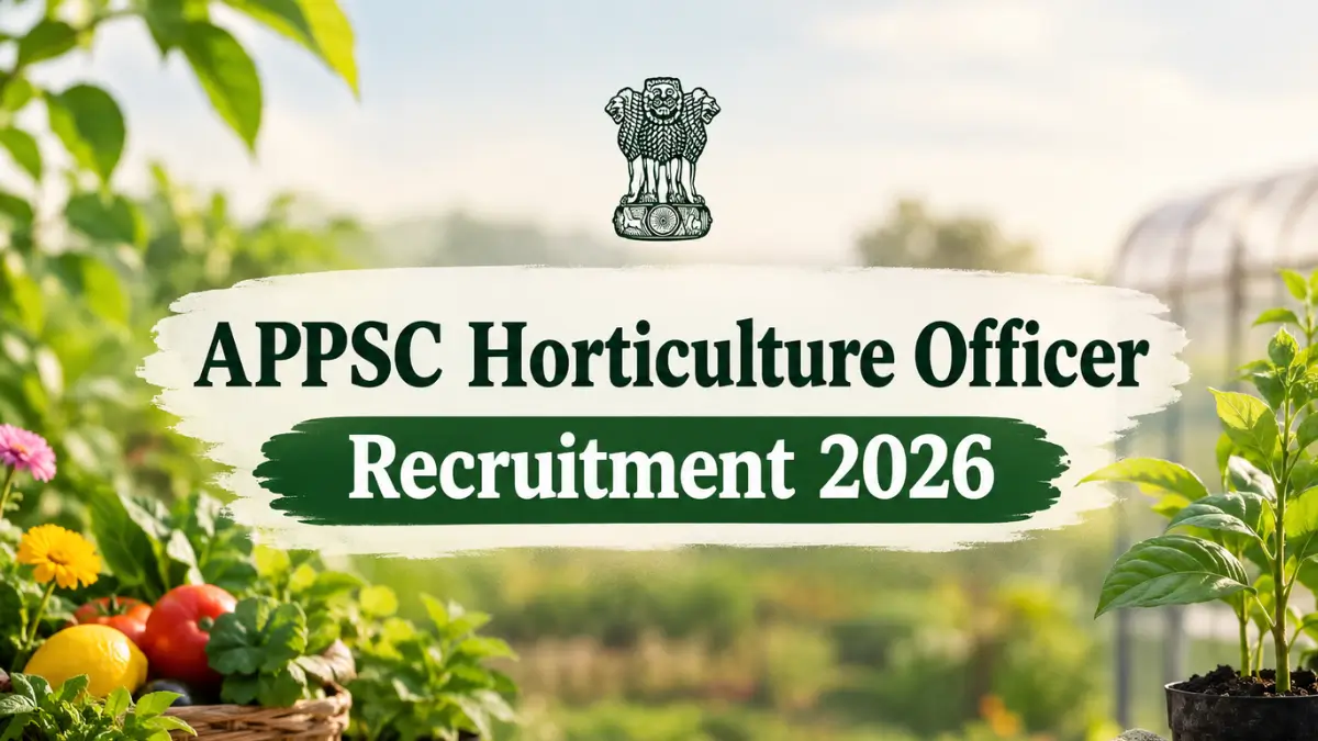 APPSC Horticulture Officer