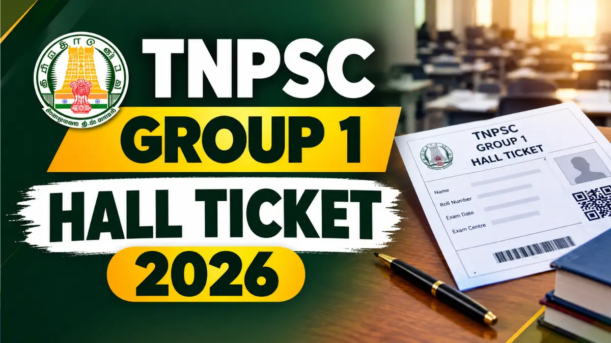 TNPSC Group 1 Hall Ticket