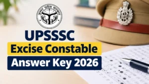 UPSSSC Excise Constable Answer Key