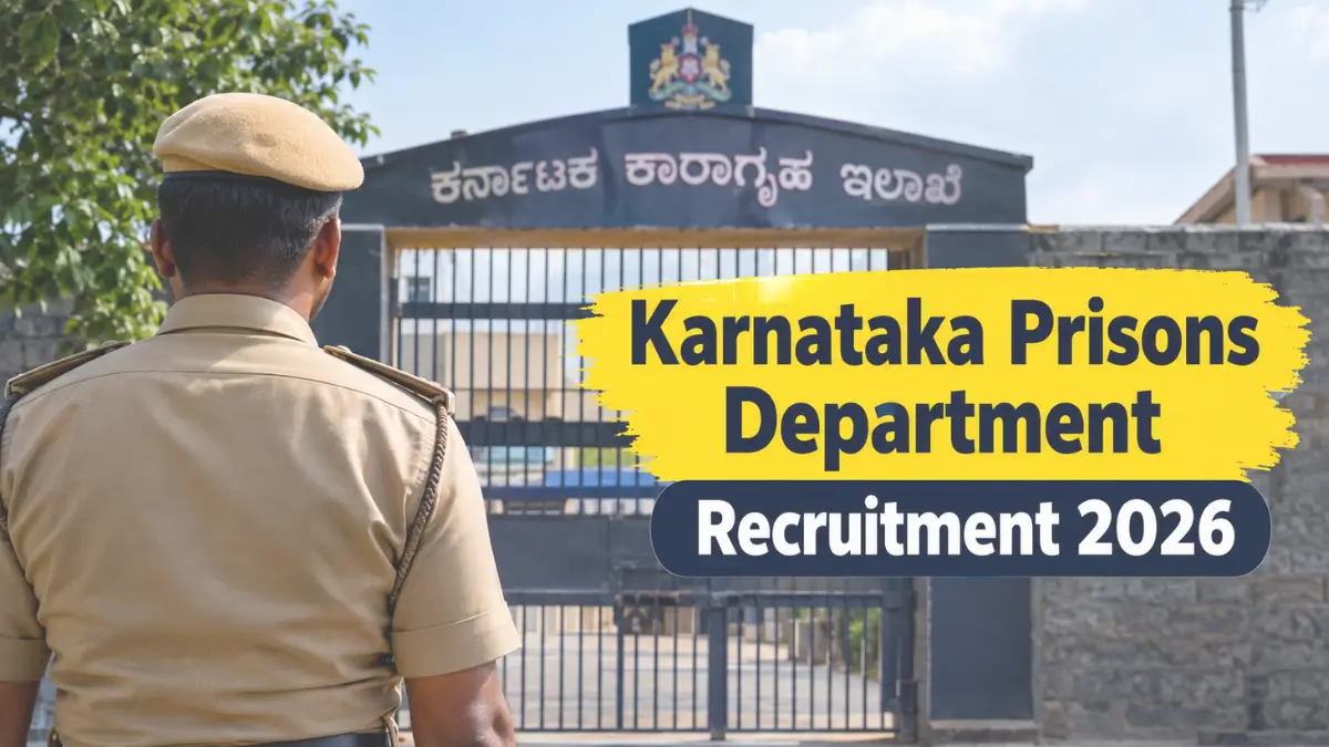 Karnataka Prisons Department Recruitment 2026