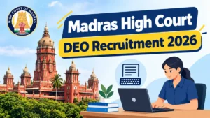 Madras High Court DEO recruitment 2026