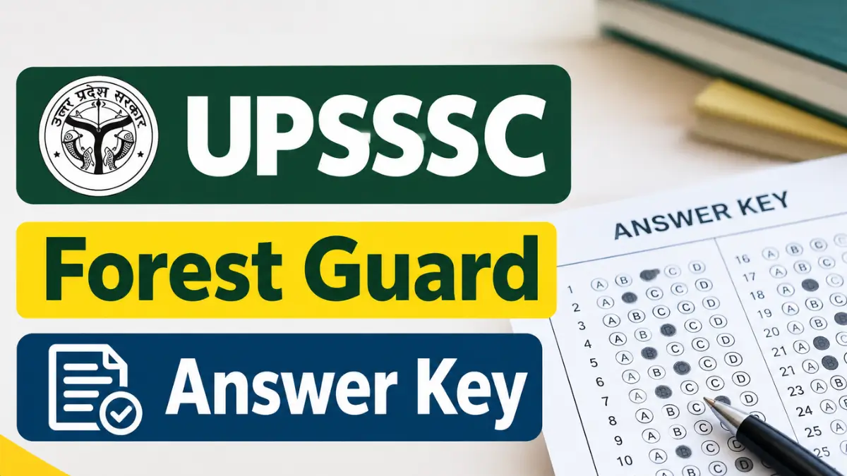 UPSSSC Forest Guard Answer Key