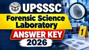 UPSSSC Forensic Science Laboratory Answer Key