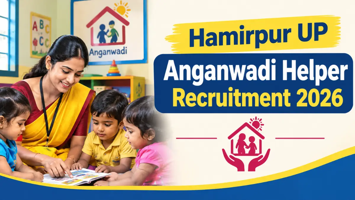 Hamirpur UP Anganwadi Helper Recruitment 2026