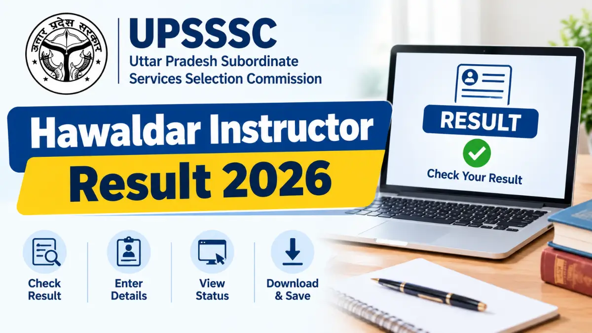 UPSSSC Hawaldar Instructor Result 2026