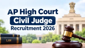 AP High Court Civil Judge Recruitment 2026 Notification Out For 119 Posts, Apply Online