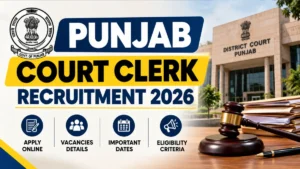 Punjab Court Clerk Recruitment 2026