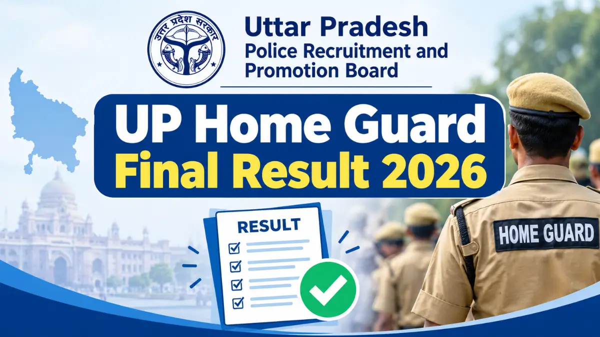 UP Home Guard Final Result 2026