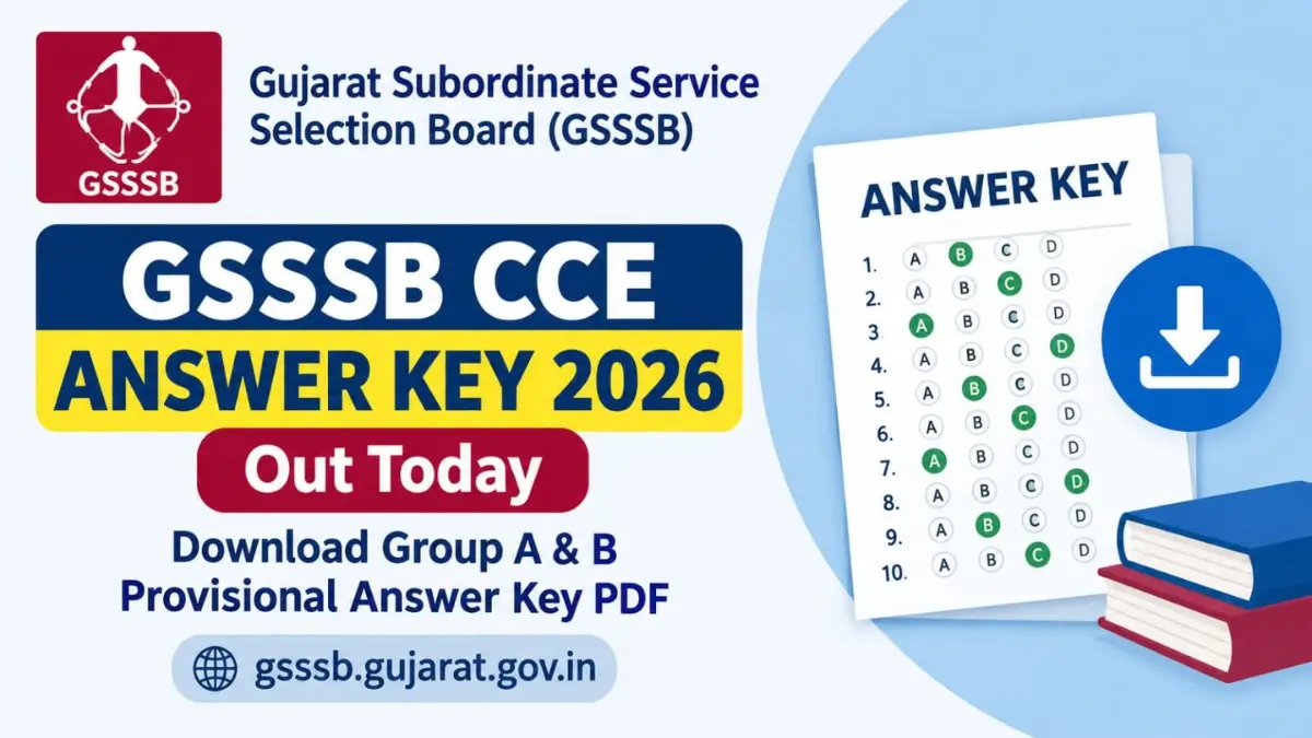 GSSSB CCE Answer Key 2026
