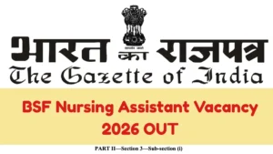 BSF Nursing Assistant Vacancy
