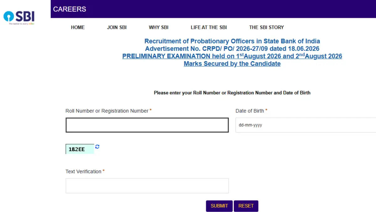 SBI PO Prelims Answer Key 2026