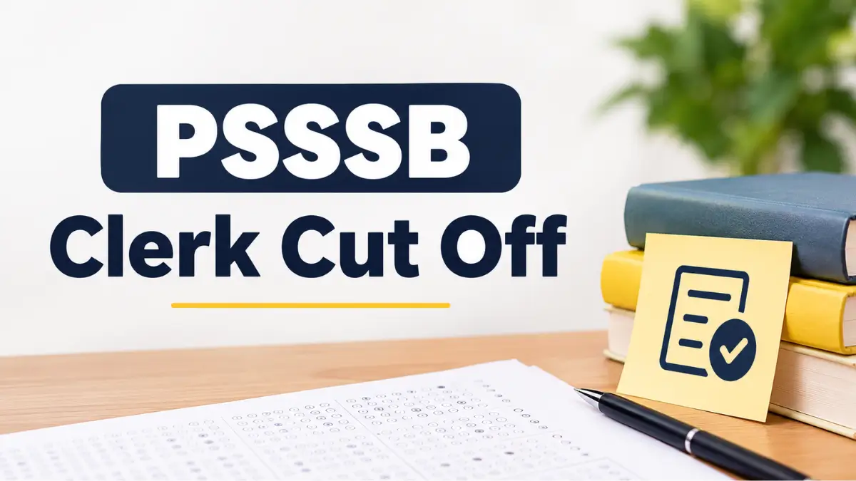 PSSSB Clerk Cut Off