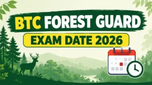 BTC Forest Guard Exam Date 2026