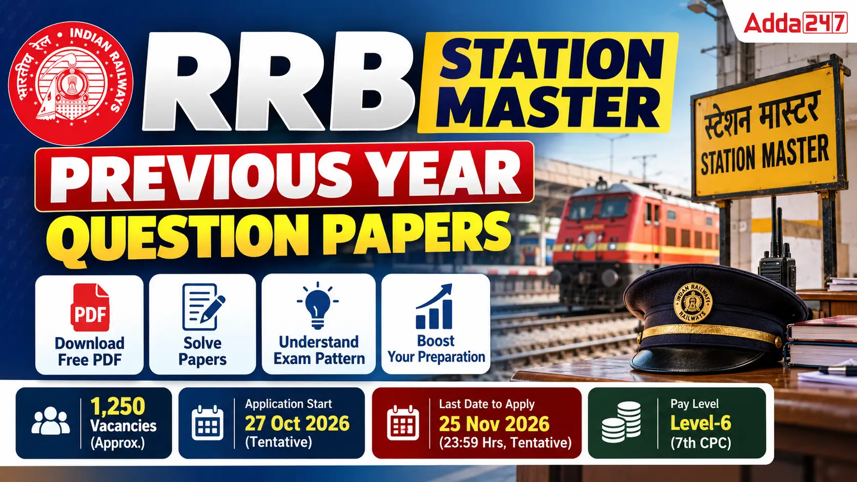 RRB Station Master Previous Year Question Papers