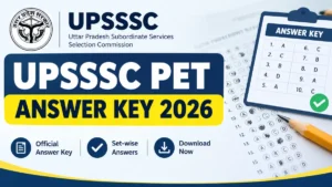 UPSSSC PET Answer Key 2026