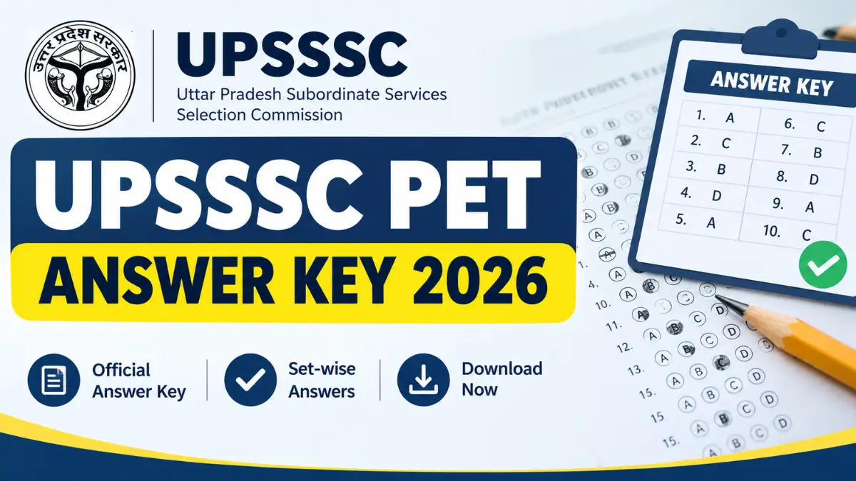 UPSSSC PET Answer Key 2026