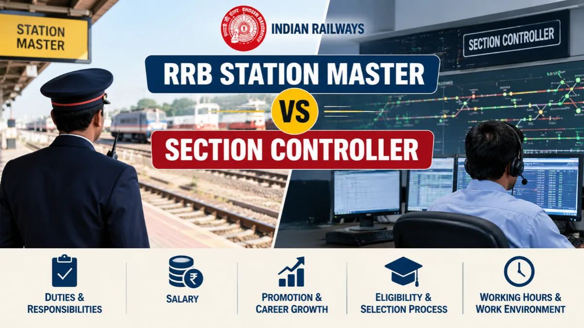RRB Station Master Vs Section Controller