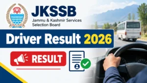 JKSSB Driver Result 2026