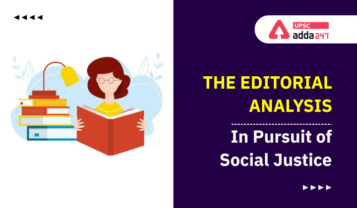 The Editorial Analysis- In Pursuit of Social Justice_40.1