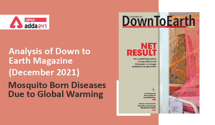 Analysis of Down to Earth Magazine: ''Mosquito Borne Diseases due to Global Warming''_40.1