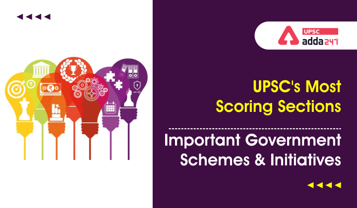 Most Scoring Sections: Important Government Schemes & Initiatives_30.1