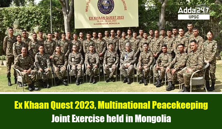 Ex Khaan Quest 2023, Multinational Peacekeeping Joint Exercise held in Mongolia