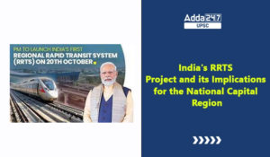 20th October 2023 Current Affairs for UPSC and STATE PSC Exams 3 Regional Rapid Transit System