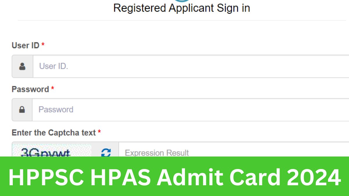 HPPSC HPAS Admit Card
