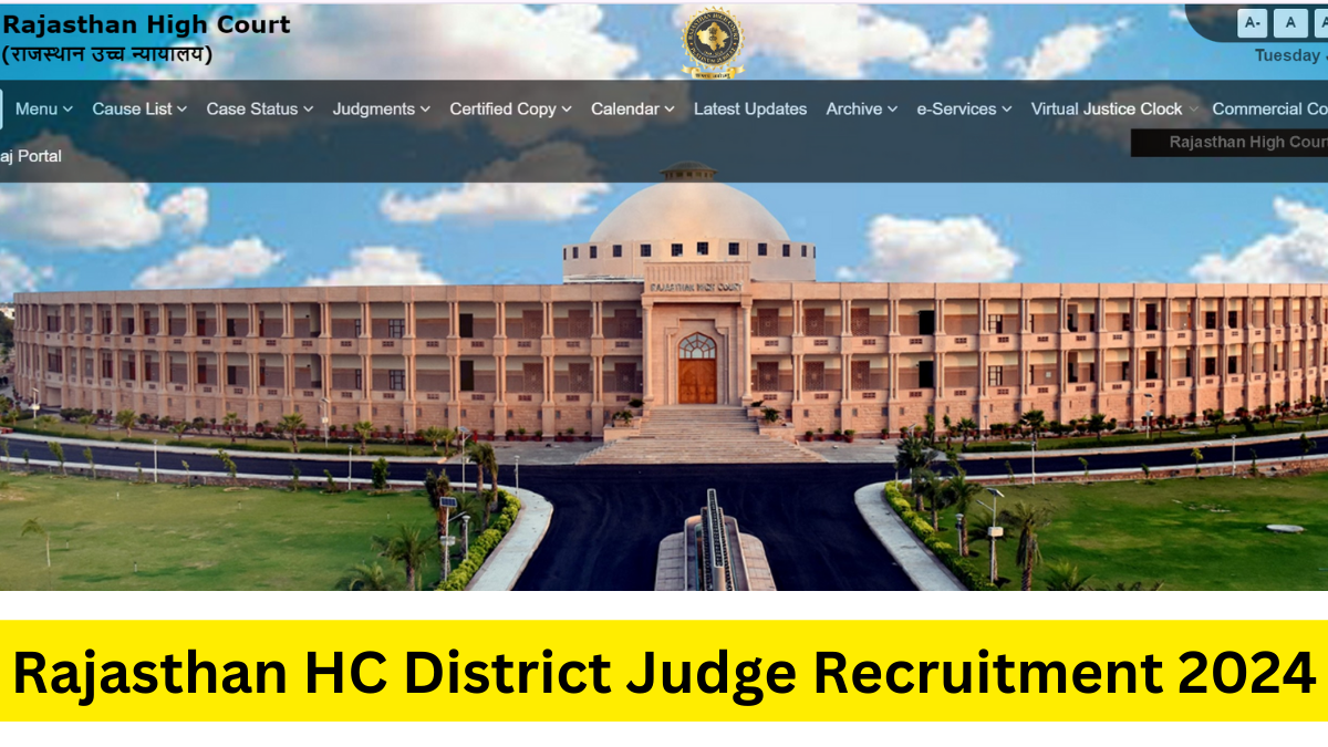 Rajasthan High Court District Judge Recruitment